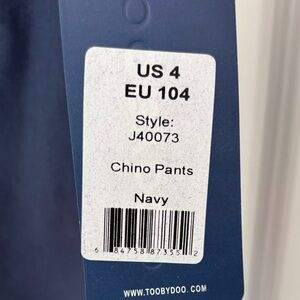 Toobydoo boys Navy Chino |104 cm =4 | NWT |Preppy, Classics| Unitorms | Holiday